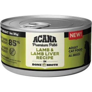 Acana Grain Free Lamb & Lamb Liver Wet Cat Food 3oz