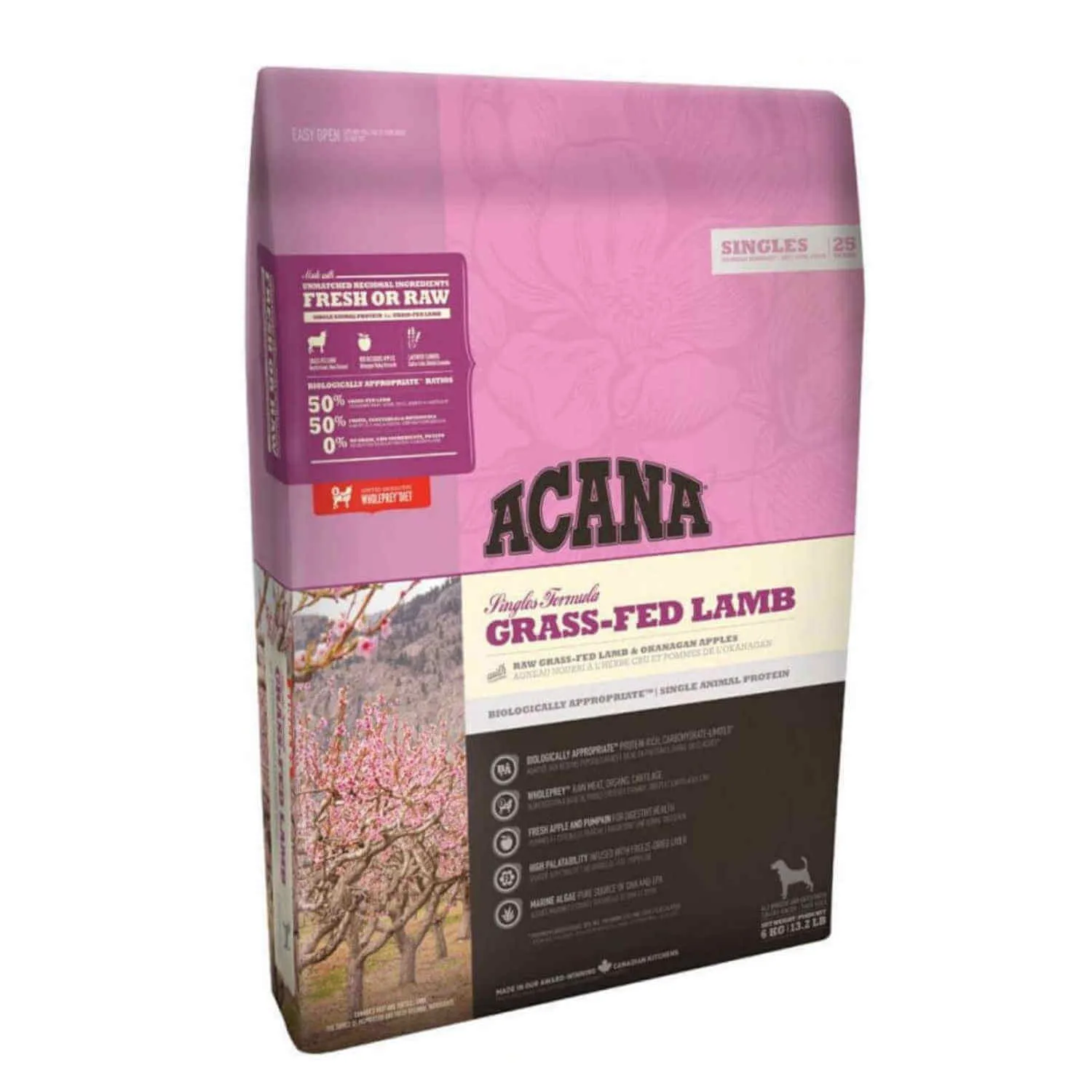 Acana Grass Fed Lamb, Dry Dog Food