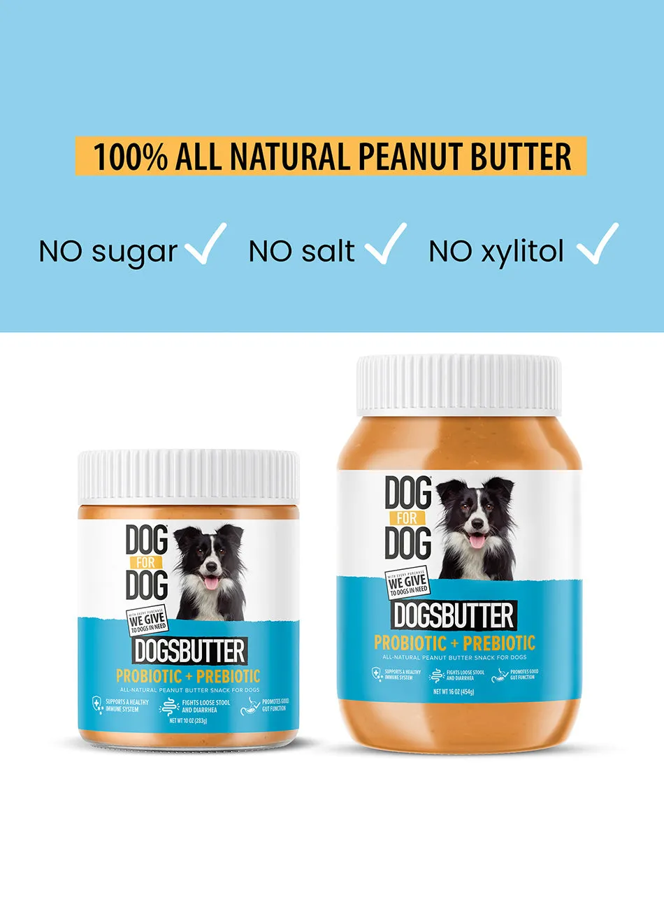 All-Natural Probiotic & Prebiotic DogsButter 16oz