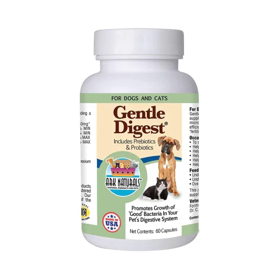 Ark Naturals Gentle Digest Dog & Cat Capsules 60ct