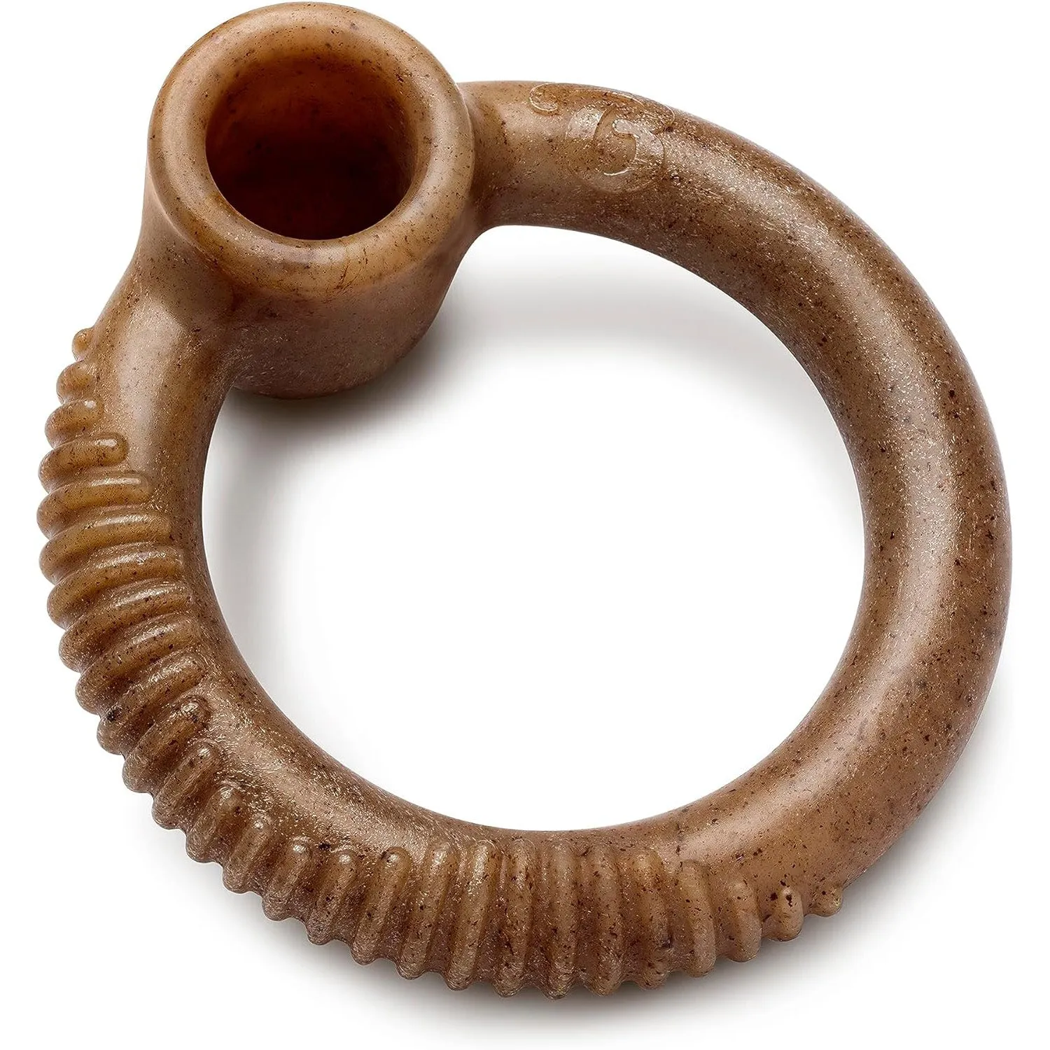 Benebone Ring Durable Dog Chew Toy Medium Bacon Flavor