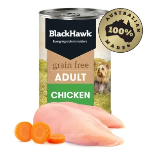 Black Hawk Grain Free Chicken Wet Dog Food 400g