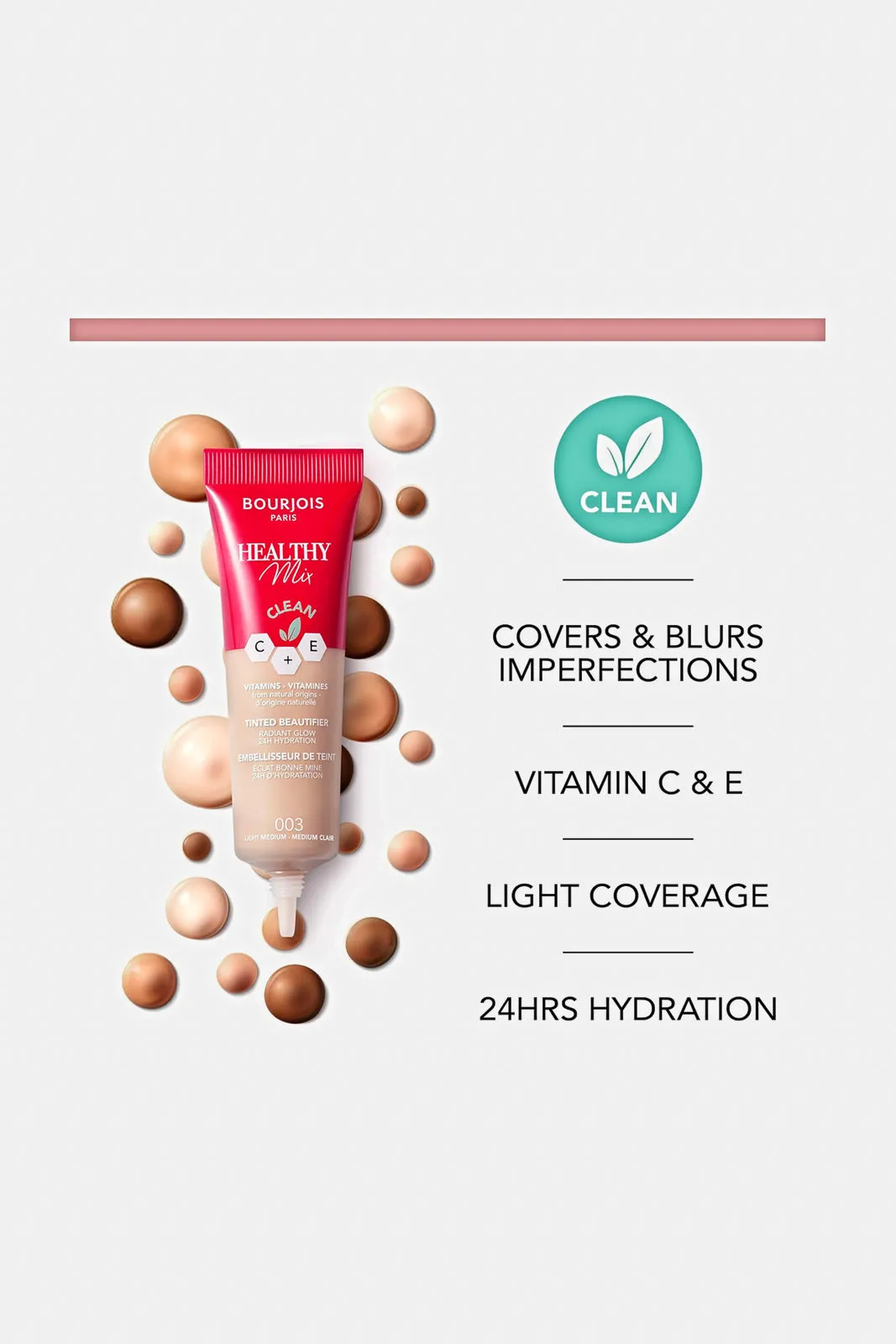 Bourjois Healthy Mix Clean Beautifier Colour 004- Medium