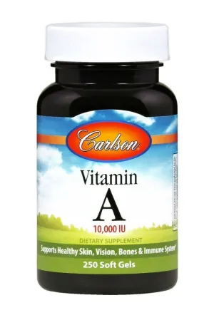 Carlson Laboratories Vitamin A Natural 10,000 IU 250 Softgel