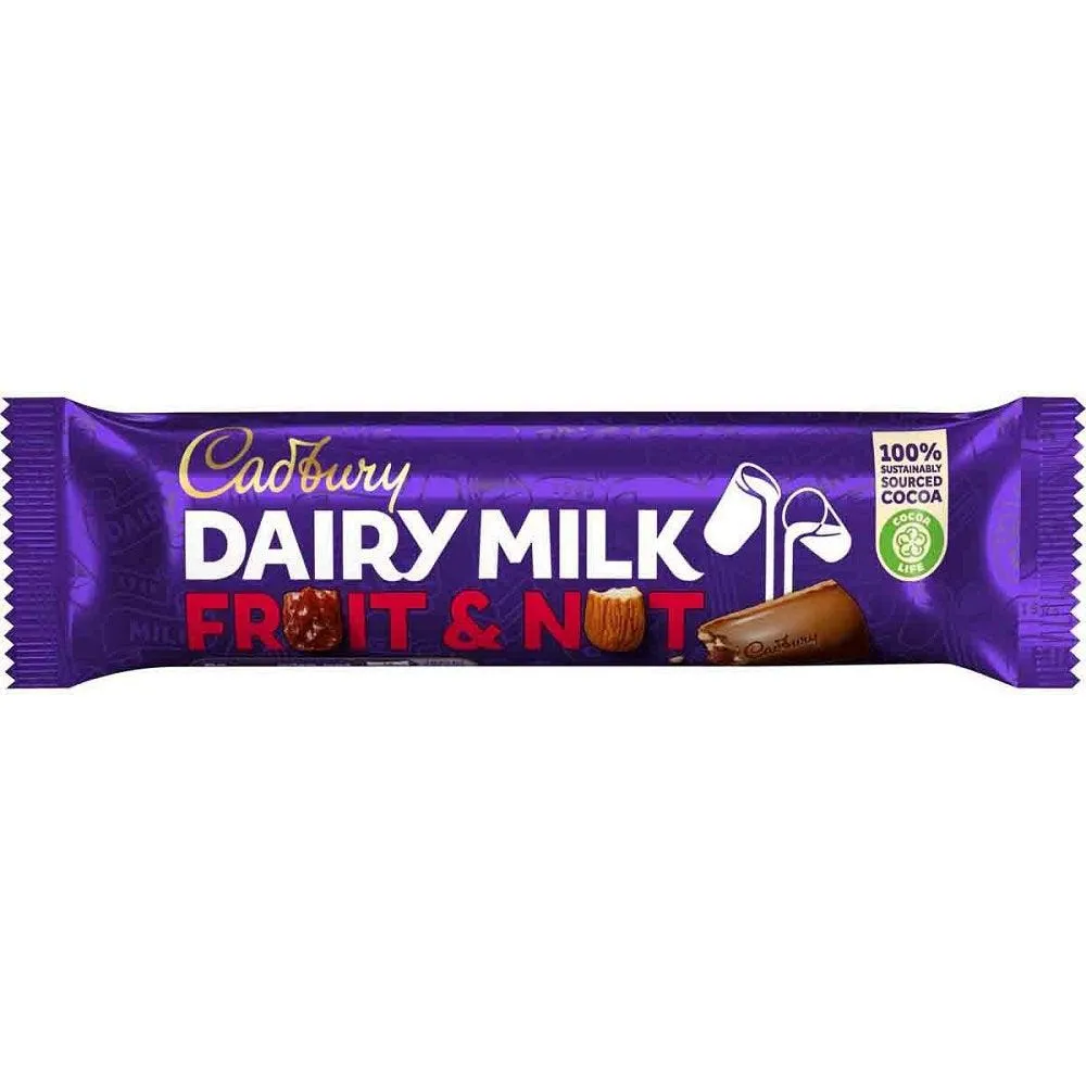 C'bury Dairy Milk Fruit & Nut Bar 49g