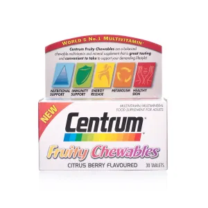 Centrum Fruity Chewables (30 Tablets)