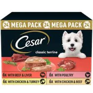 Cesar Classic Terrine Mixed Selection 24x150g