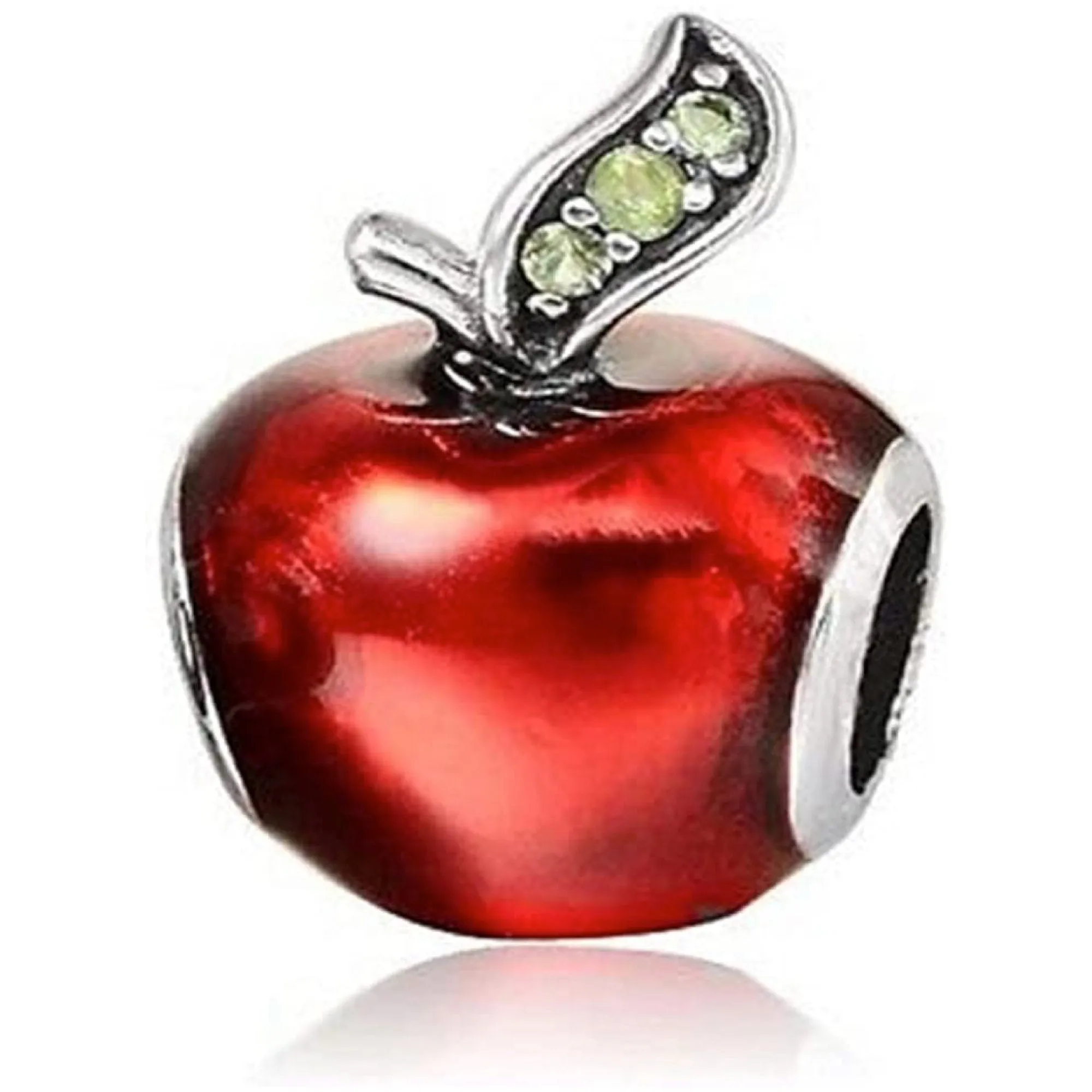 Delicious Red Apple Bead Charm