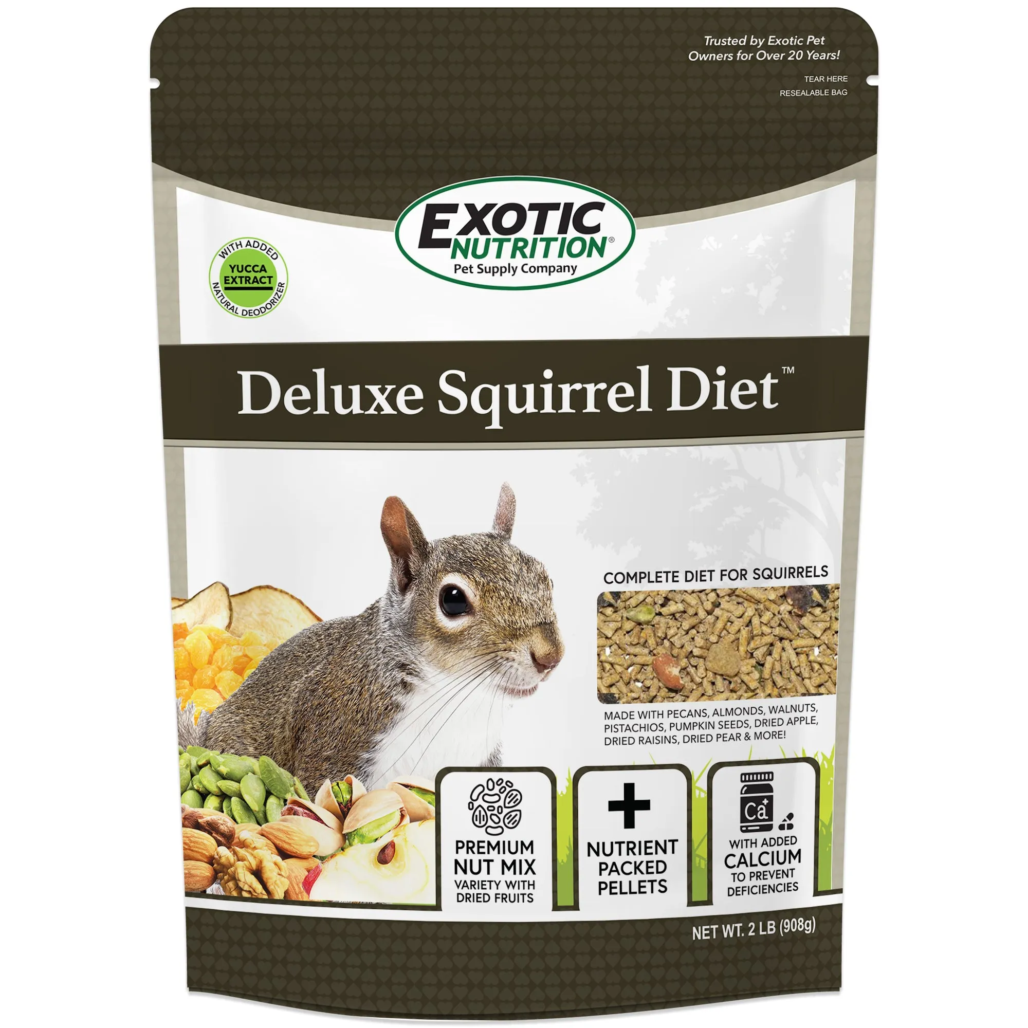 Deluxe Squirrel Diet 2 lb. Squirrel Food