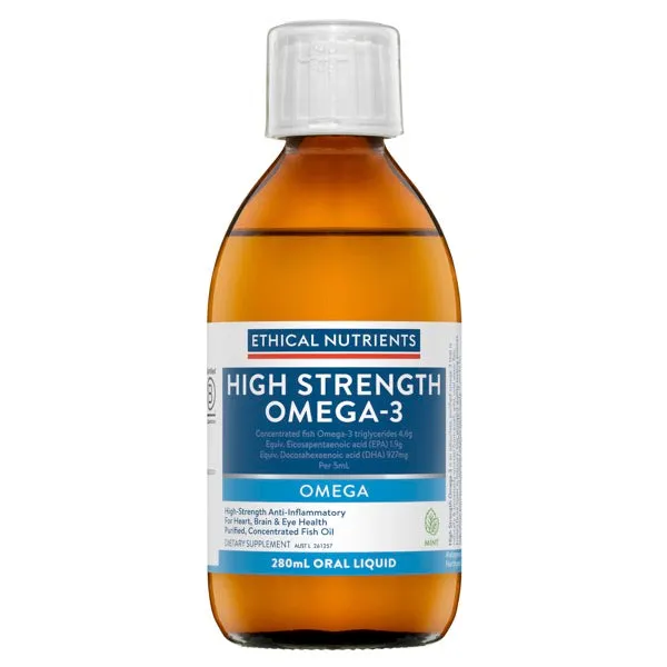 Ethical Nutrients Hi-Strength Fish Oil Liquid