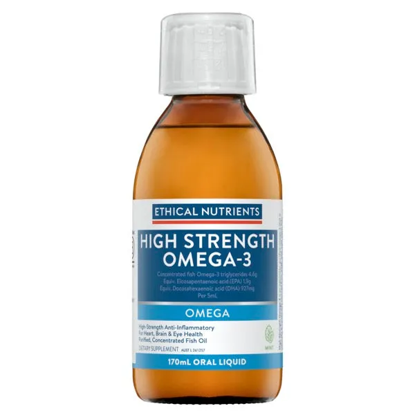 Ethical Nutrients Hi-Strength Fish Oil Liquid