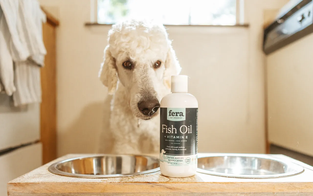 Fera Pet Organics Dog and Cat Supplement, Fish Oil