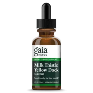 Gaia Herbs Milk Thistle/ Yellow Dock Supreme 1 Fl Oz