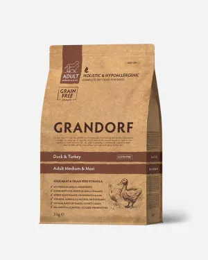 Grandorf Adult - Duck Turkey and Grain Free - 3kg