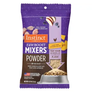 Instinct Raw Boost Mixers Powder Real Chicken Freeze-Dried Raw Dog Food Topper 0.75oz