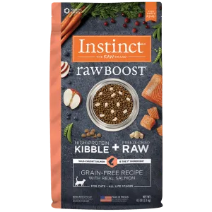 Instinct Raw Boost Real Salmon Recipe Dry Cat Food, 4.5lb