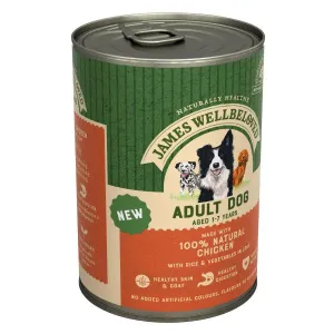 James Wellbeloved Adult Chicken & Rice Loaf Tin 12 x 400g