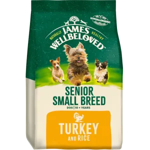 James Wellbeloved Turkey & Rice Senior Small Breed