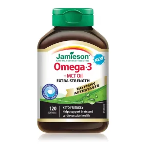 Jamieson NFA Extra Strength Omega 3   MCT Oil, 120 softgels