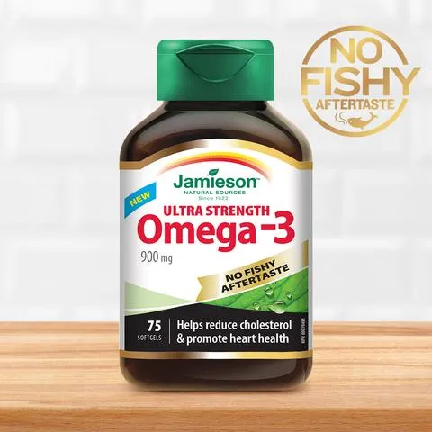 Jamieson Omega-3 Ultra Strength, 900mg, 75 SG