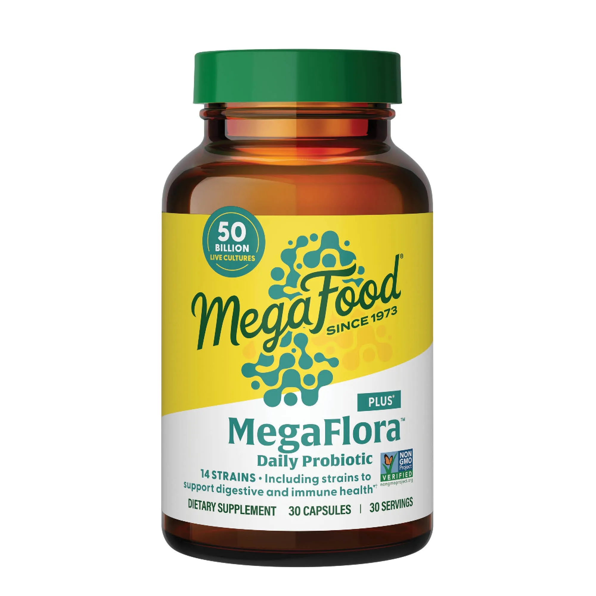 MegaFlora® Probiotic Plus - 14 Strains - 50 Billion live cultures