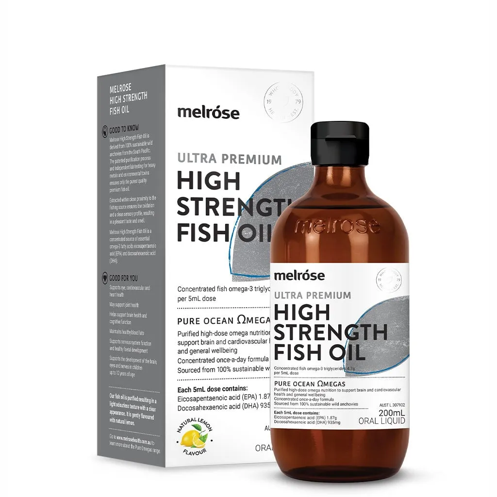 Melrose High Strength Fish Oil Oral Liquid