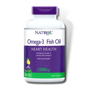 Natrol Omega-3 Fish Oil 1000mg (150 Softgels) Exp Jun 2025