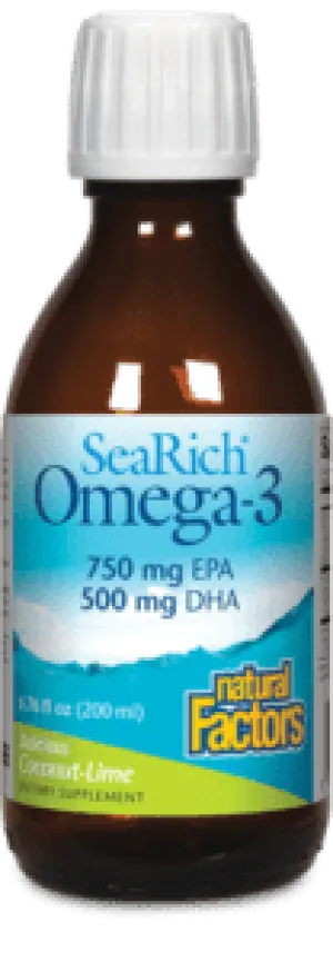 Natural Factors SeaRich Omega-3 750 mg EPA / 500 mg DHA Liquid