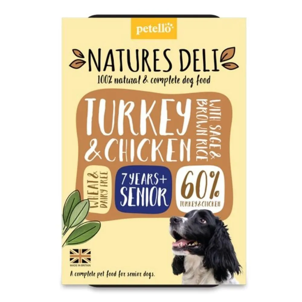 Natures Deli Chicken & Turkey Dog Food for Senior Dogs