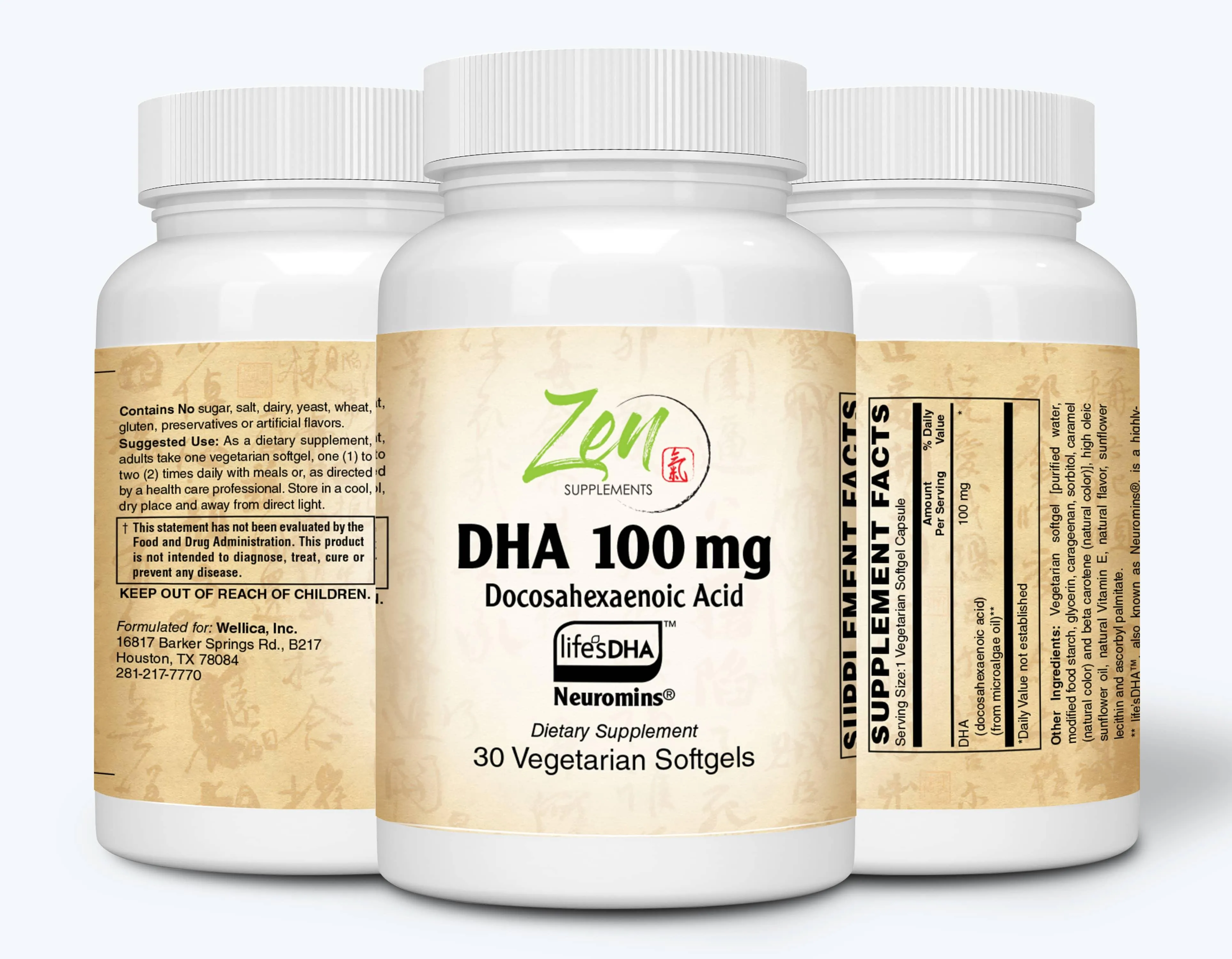 Neuromins DHA 100mg - Vegan & Algae Based - 30 Vcaps