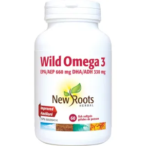 New Roots Wild Omega 3 660:330 60 Softgels