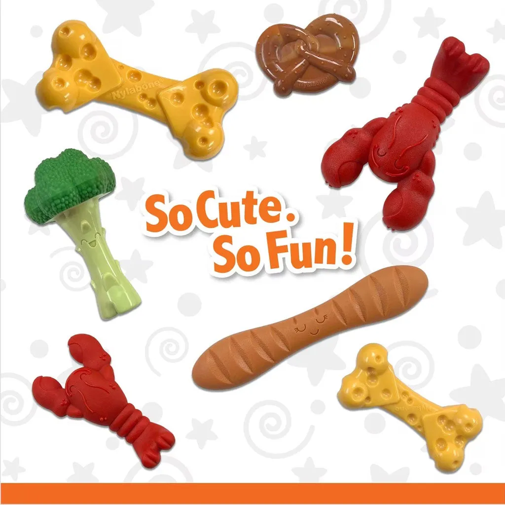 Nylabone Power Chew Pretzel Dog Toy Bacon & Peanut Butter