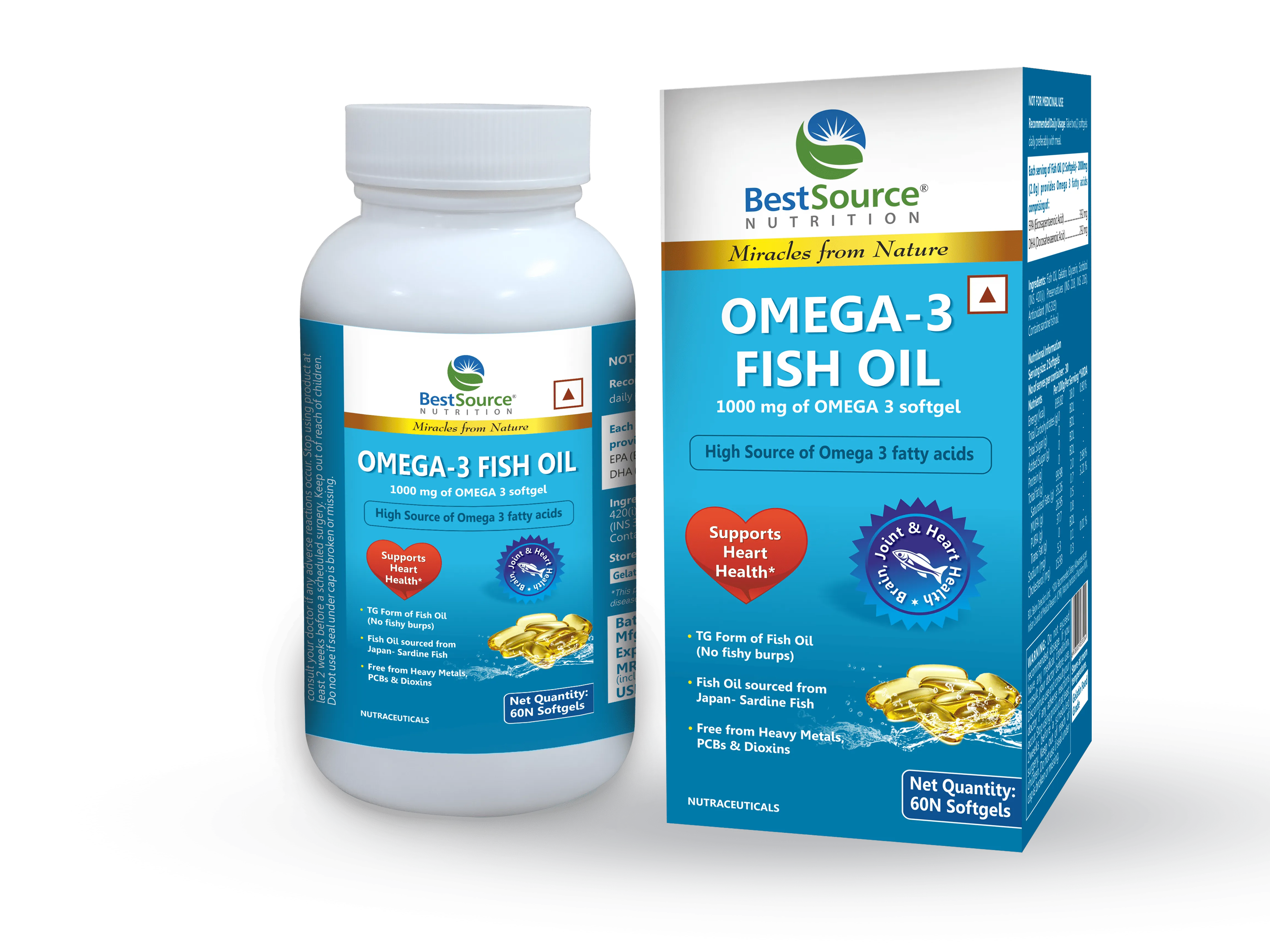 Omega 3 Fish Oil Capsules- UPGRADED