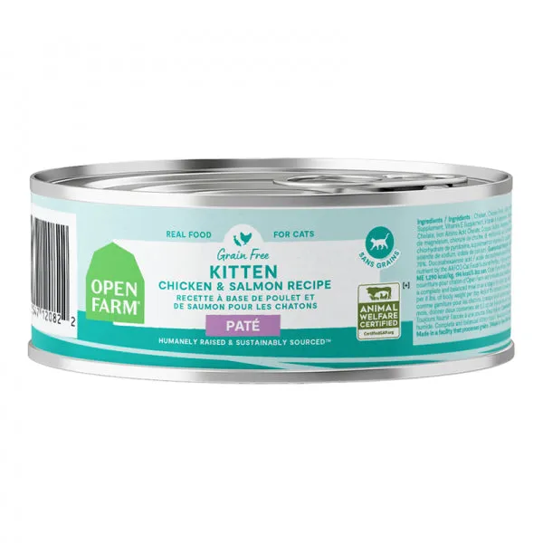 Open Farm C Can GF Kitten Chicken & Salmon Pâté 2.8oz