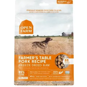 Open Farm Freeze Dried Raw  Farmer's Table Pork Dog Food 3.5oz