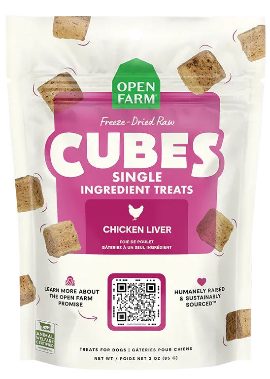 Open Farm - Freeze-Dried Raw - Single Ingredient Chicken Liver Dog Treat