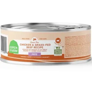 Open Farm Grain Free Chicken Beef Pate Wet Cat Food 2.8oz