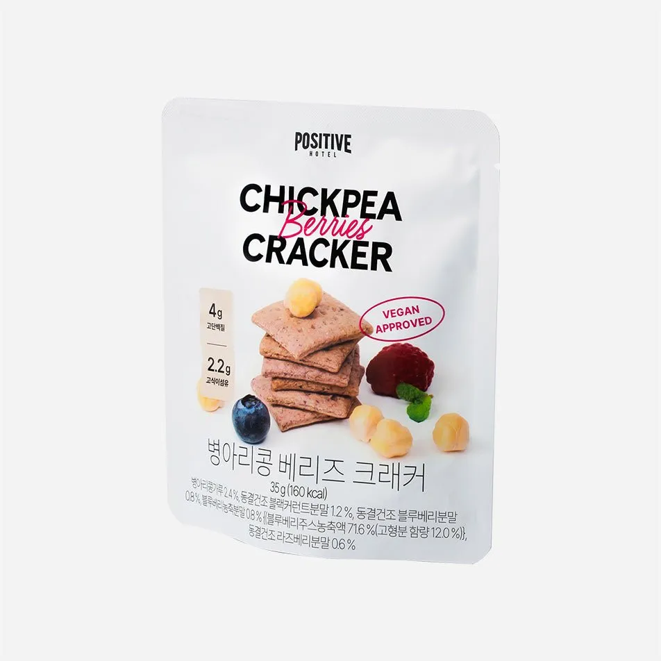 Positive Hotel Chickpea Berries Cracker 35g