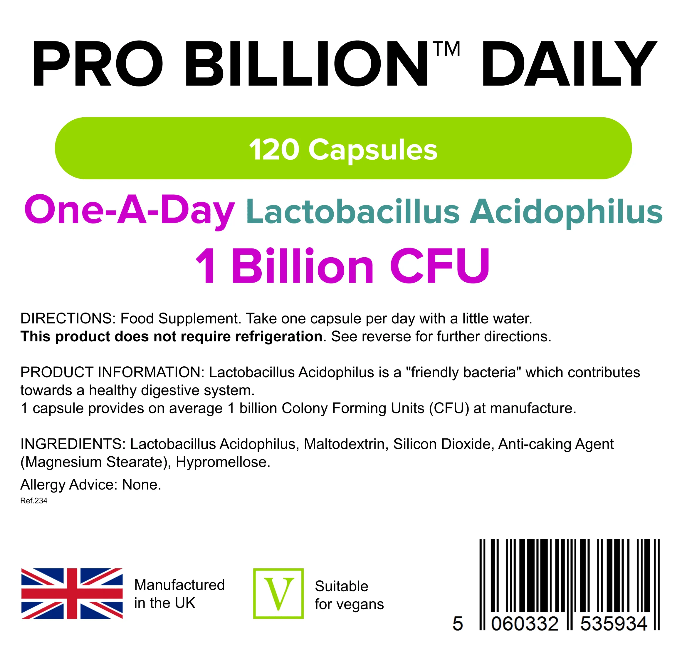 Pro Billion Daily Capsules