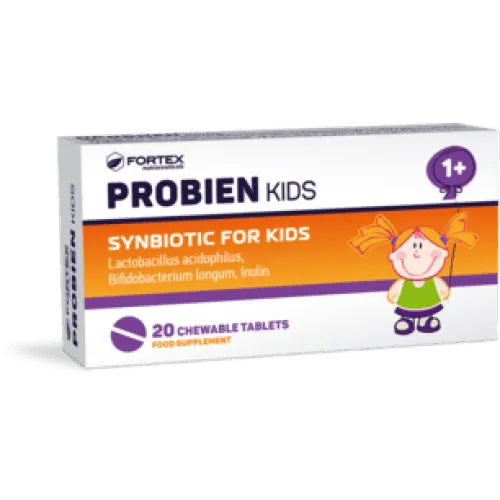 PROBIEN KIDS 20 tablets Synbiotic = probiotics   prebiotic