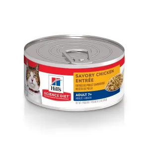 Science Diet Cat Adult 7  Savory Chicken Entree 5.5oz