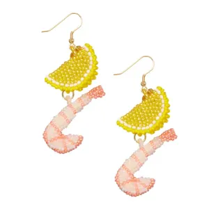 Shrimp Cocktail Earrings