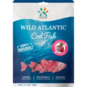 Singapaw Wild Atlantic Cod Fish With Beetroot Grain-Free Air-Dried Dog Treats 70g