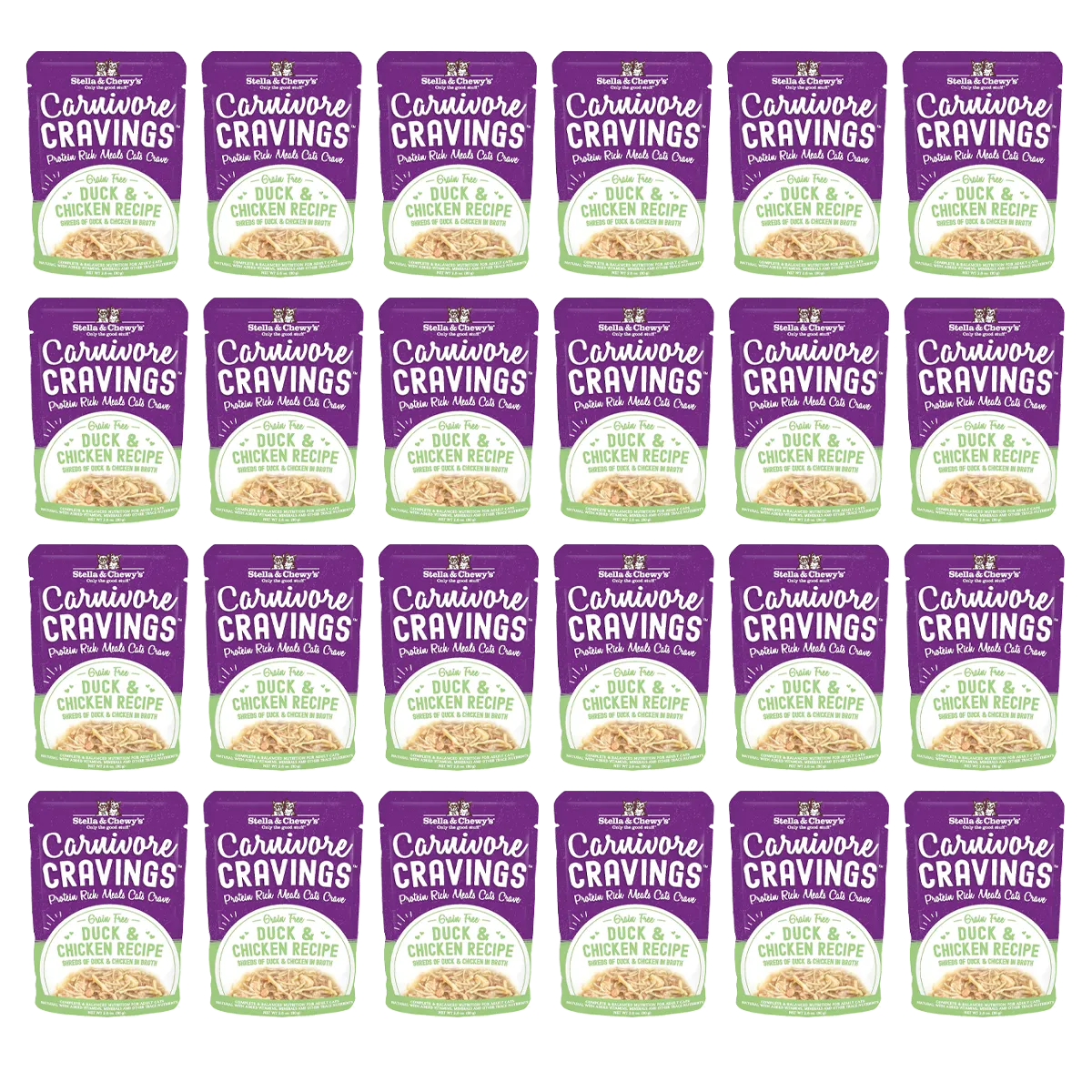 Stella & Chewy's Chicken & Duck Wet Cat Food 24-Pack