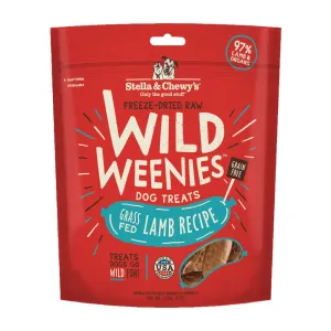 Stella & Chewy’s Wild Weenies Lamb Recipe Grain-Free Freeze-Dried Dog Treats 3.25oz