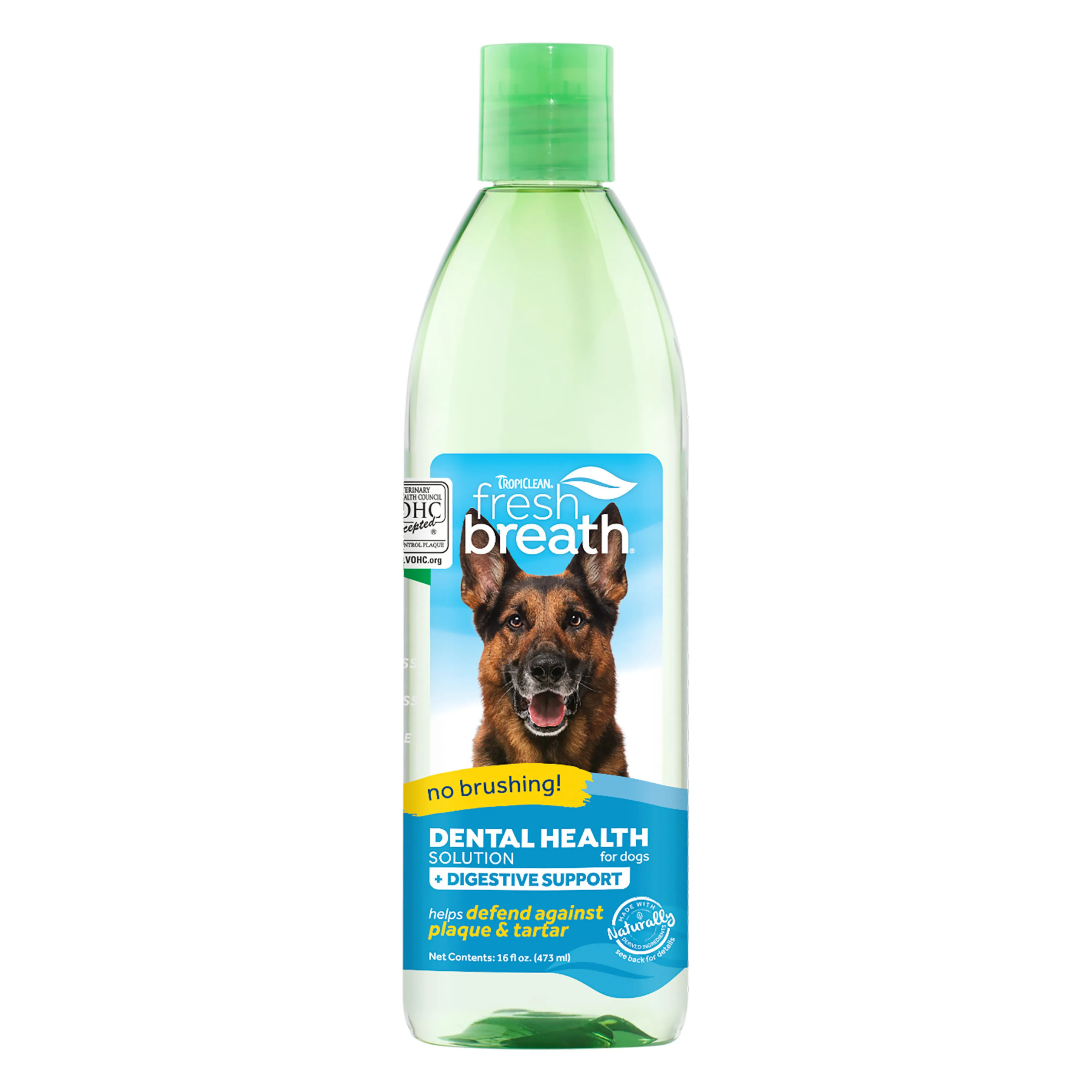 TropiClean Fresh Breath Dental Health Solution plus Digestive Support 473ml