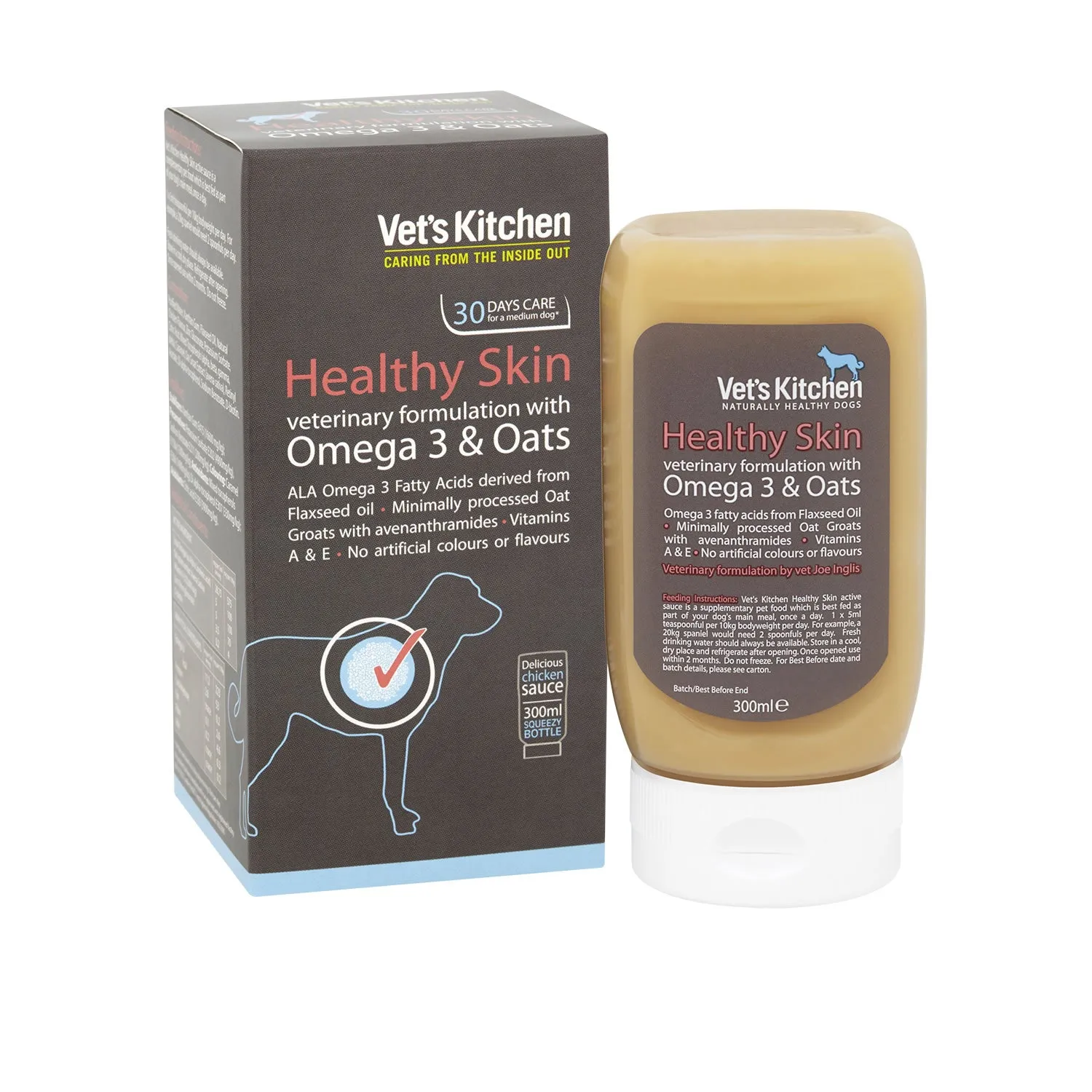 Vet'S Kitchen Healthy Skin Omega 3 & Oats