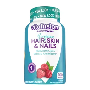 Vitafusion Gorgeous Hair, Skin & Nails Gummies Vitamins 100 ct