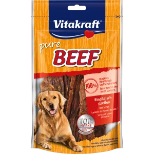 Vitakraft Dog Treats Beef Strips 80g