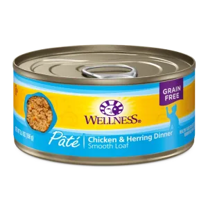 Wellness Chicken & Herring Wet Cat Food